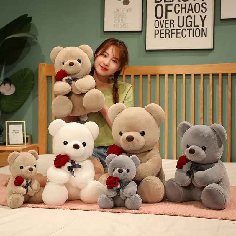 Hug Roses Teddy Bear
