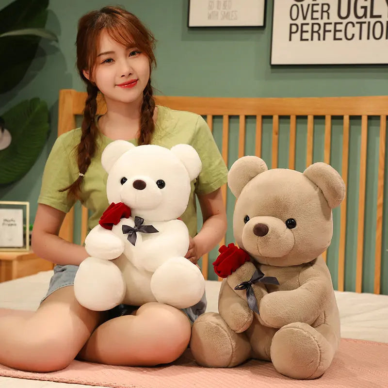 Hug Roses Teddy Bear