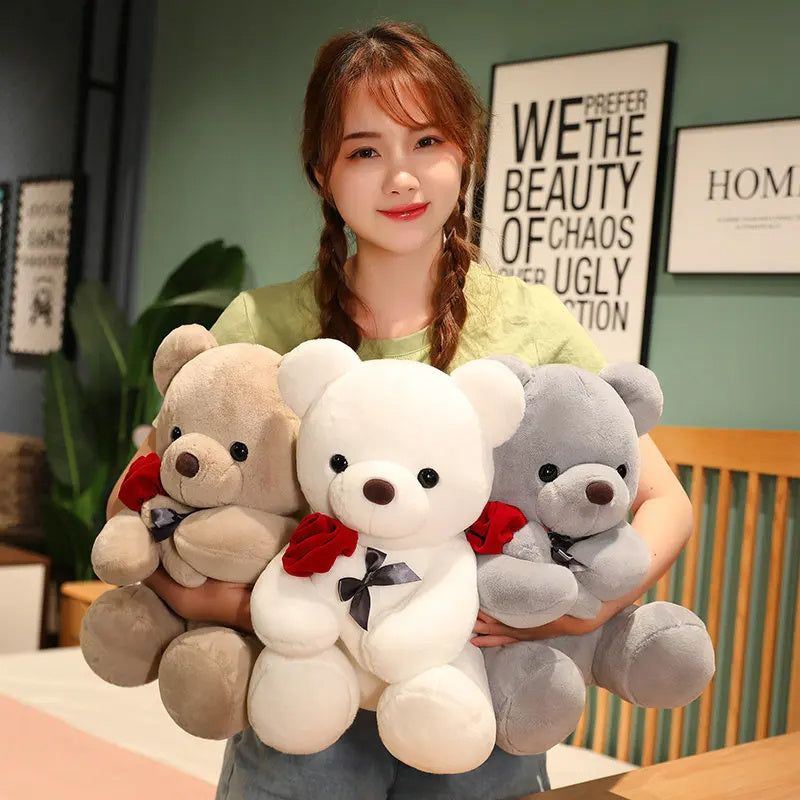 Hug Roses Teddy Bear