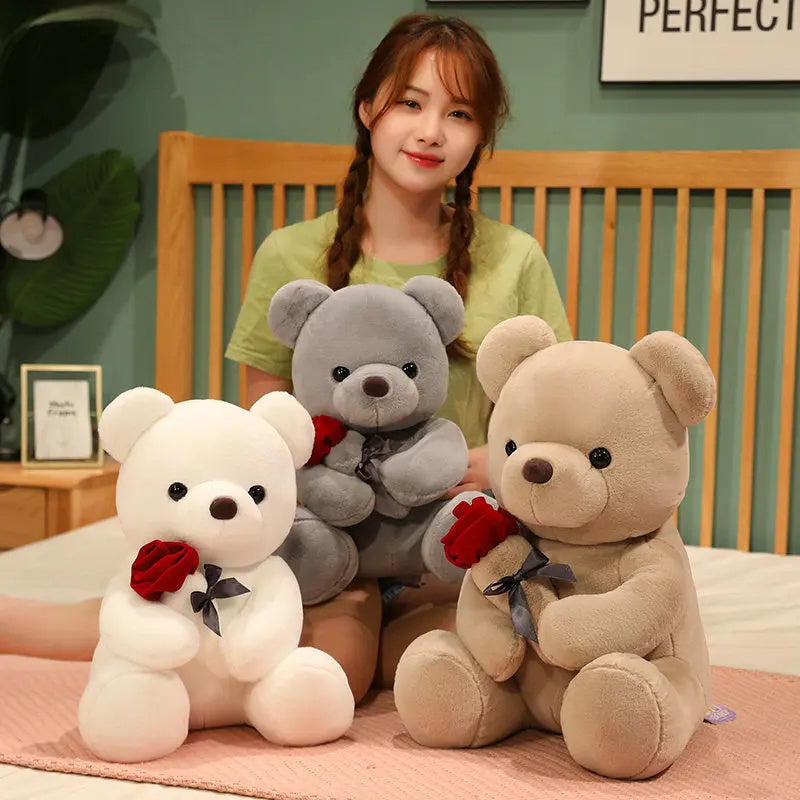 Hug Roses Teddy Bear