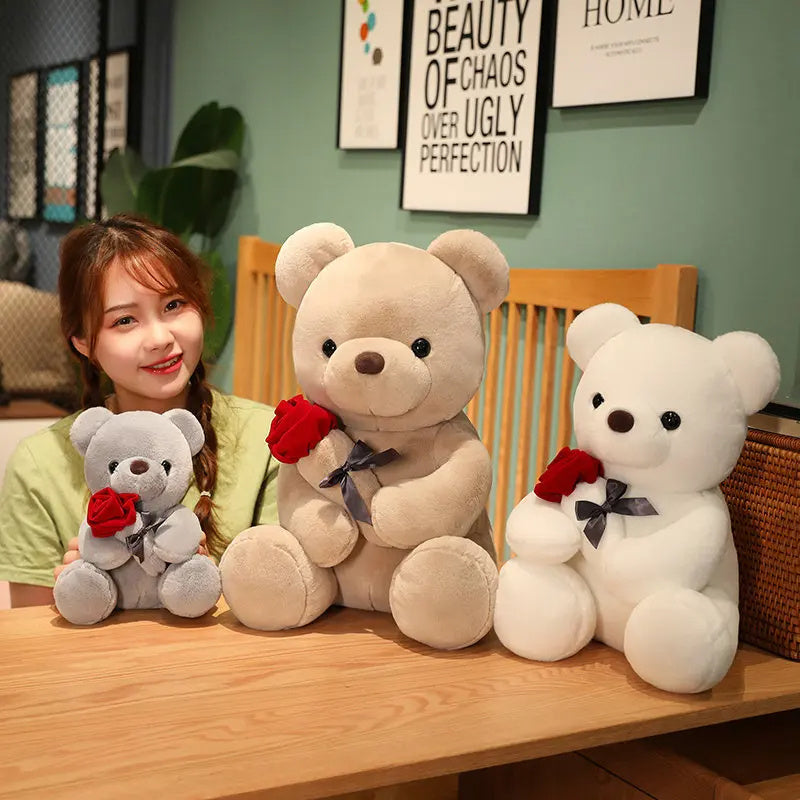 Hug Roses Teddy Bear